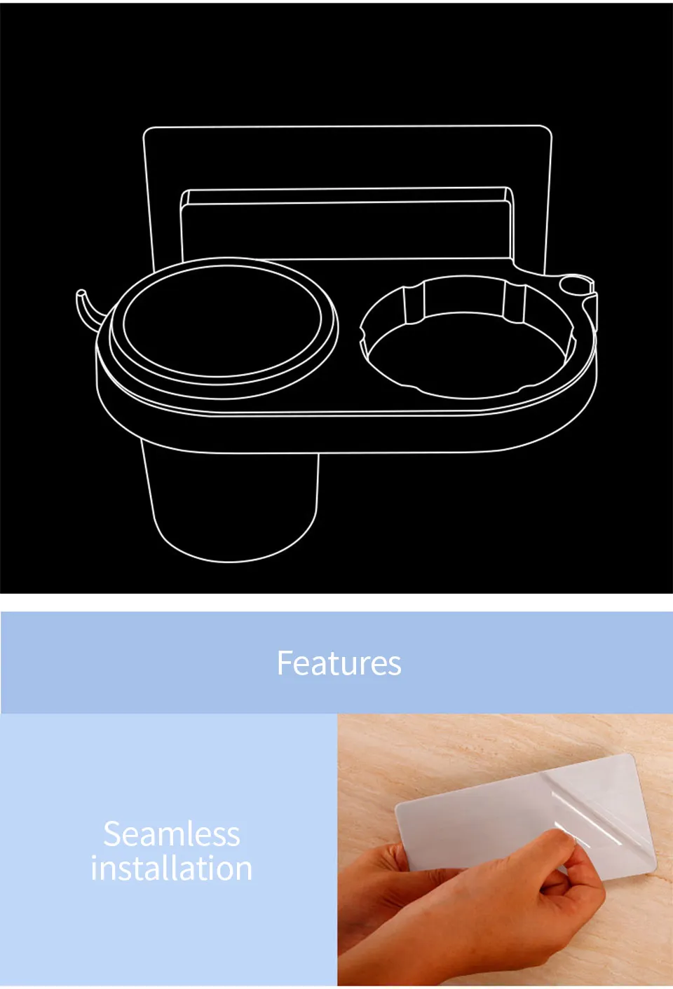 Xiaomi Youpin фен стеллаж для хранения креативного дома Товары для ежедневной необходимости практичный небольшой Отдел маленькие вещи для ванной комнаты