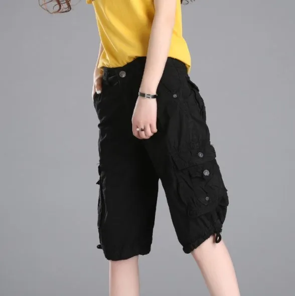 Military Womens Cotton Cargo Shorts for 