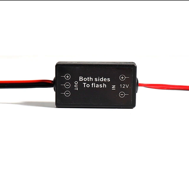 iJDM 12V Both strobe To flashing Alternating Left/Right Strobe Flash Module Box For Fog Lights, LED DRL,Strips,Car Motorcycle 2