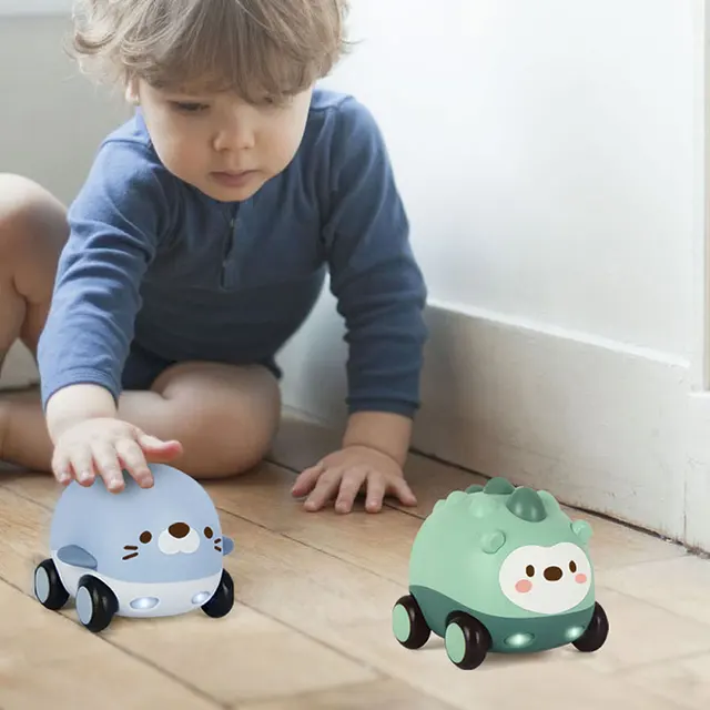 Montessori Baby Musical Car Toy for Toddler 0 12 Months Mini Car Toy for Boy 1 Year Old Girl Children Birthday Gift Car Kids Toy 2