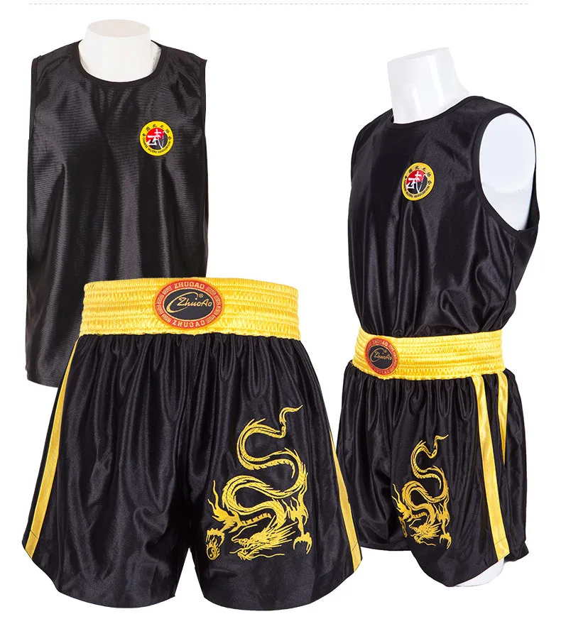 

Boxing Sports Suits Muay Thai Jerseys + Shorts Set Sanda Mixed Martial Arts Short Training Uniform Adult Children MMA Clothes