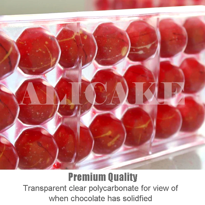 3D Chocolate Candy Bar Molds Forms Polycarbonate Plastic Tray Cake Baking Pastry Bakery Baker Tools for Chocolate Candy Mould