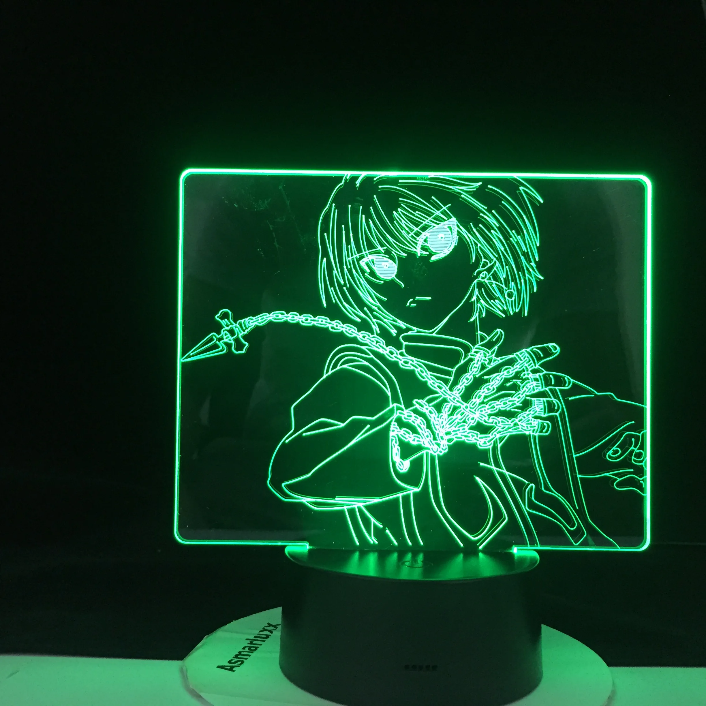 Kurapika рисунок Охотник х светильник с аниме 3d цвета дистанционное управление 7
