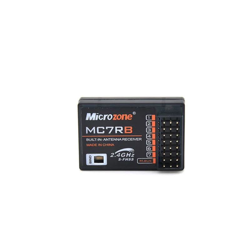 Микрозона MC6RE MC7RB MC6RE мини приемник 6CH для микрозоны MC6C 2,4G 6CH контроллер передатчик для радиоуправляемый самолет, Квадрокоптер