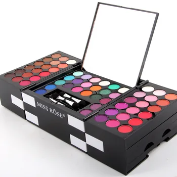 Cheap 142 Color Matte Glitter Shimmer Eye Shadow Palette Eyeshadow Blush Eyebrow Powder Makeup Box with Mirror Drop Shipping