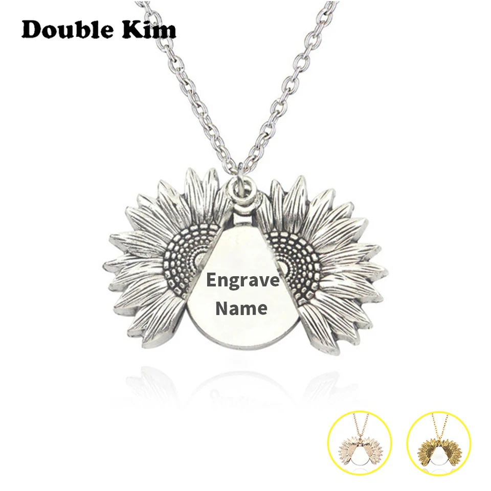 Подсолнечник подвеска ожерелье с принтом You Are My Sunshine медальоны подсолнечника DIY