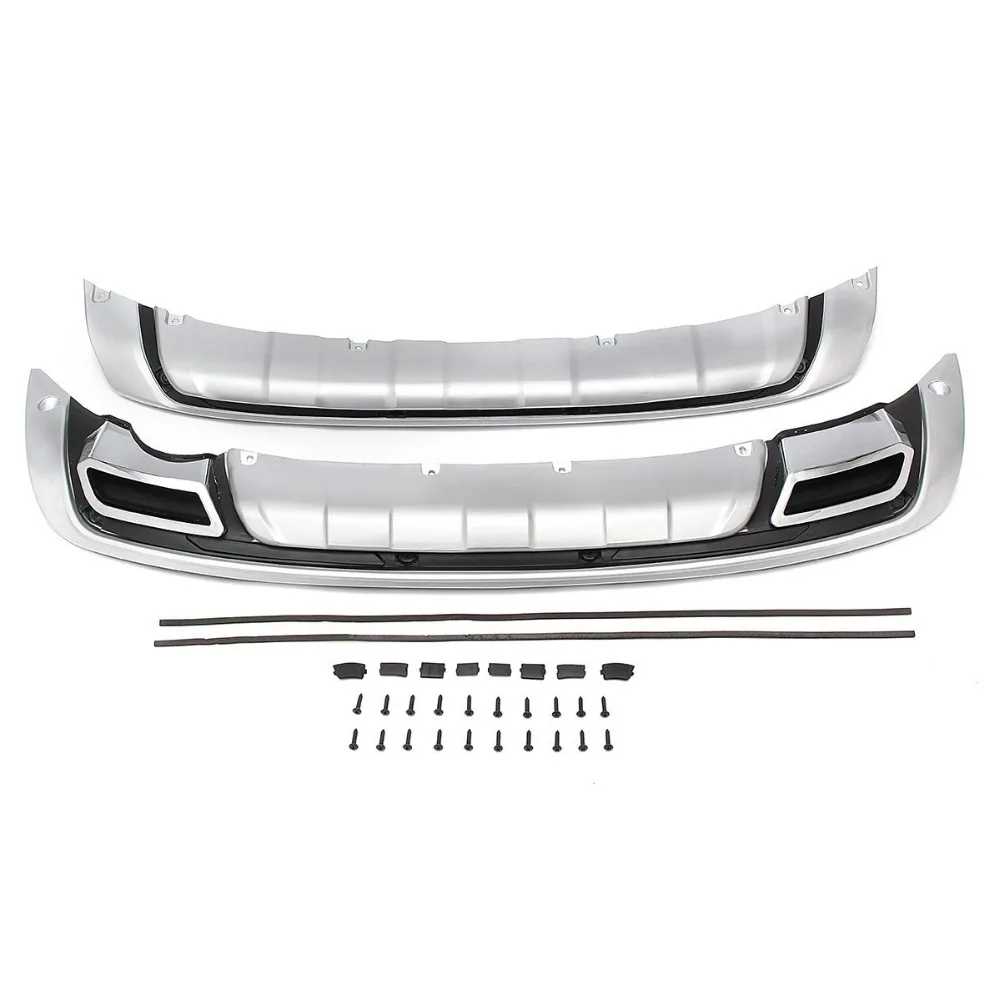  Car Front and Rear Bumper Guard Board Protection for KIA Sportage R 2010-2014