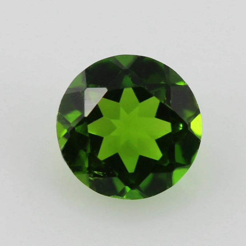 Pietre Preziose Sciolte Cromo Naturale Diopside Pietre Perline 1Mm-4Mm 100Pcs Gemme Rotonde Taglio Brillante Per Gioielli