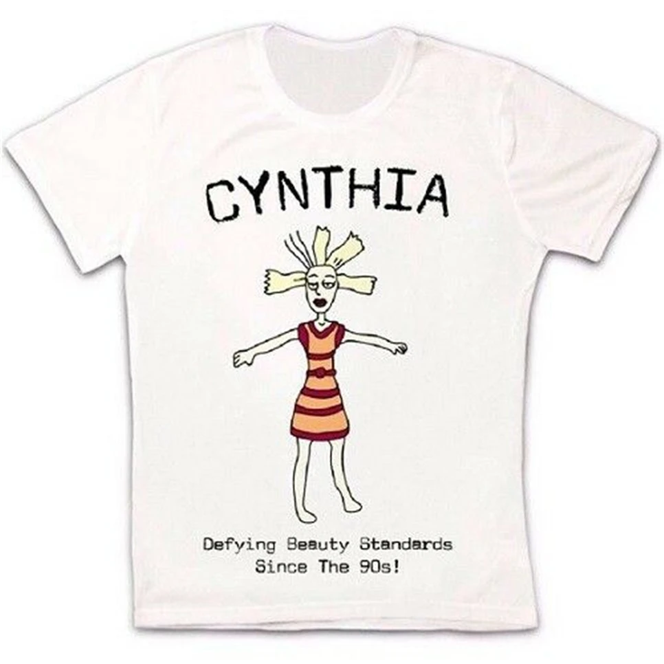 Cynthia Defying beauty Standard с 90S забавная футболка унисекс в стиле ретро 484 Новые Топы