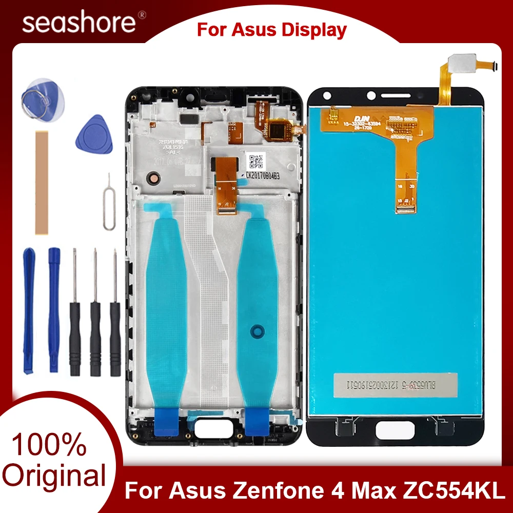 Original Display For ASUS Zenfone 4 Max ZC554KL Display Touch Screen For Asus ZC554KL LCD Display Digitizer Replacement Parts