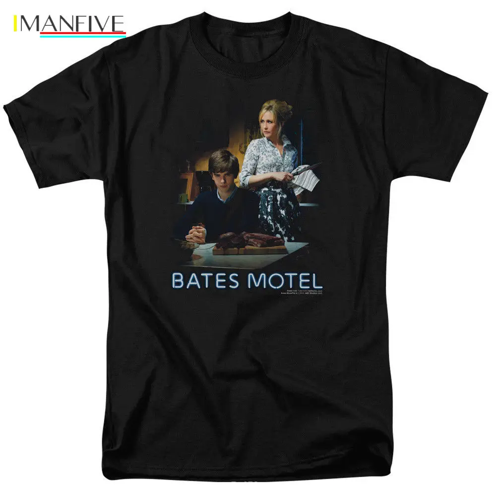 

Bates Motel Die Alone Licensed Adult T Shirt Cool Casual pride t shirt men Unisex New Fashion tshirt free shipping tops ajax