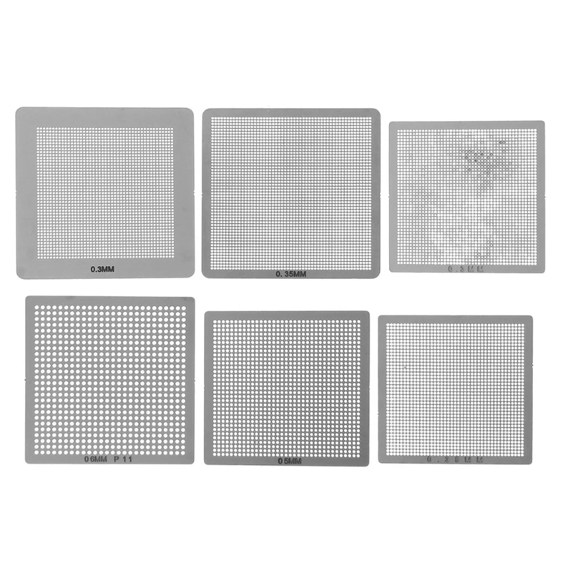 27 шт. трафаретов BGA универсальные фототрафареты для SMT SMD Chip Rpair | Инструменты