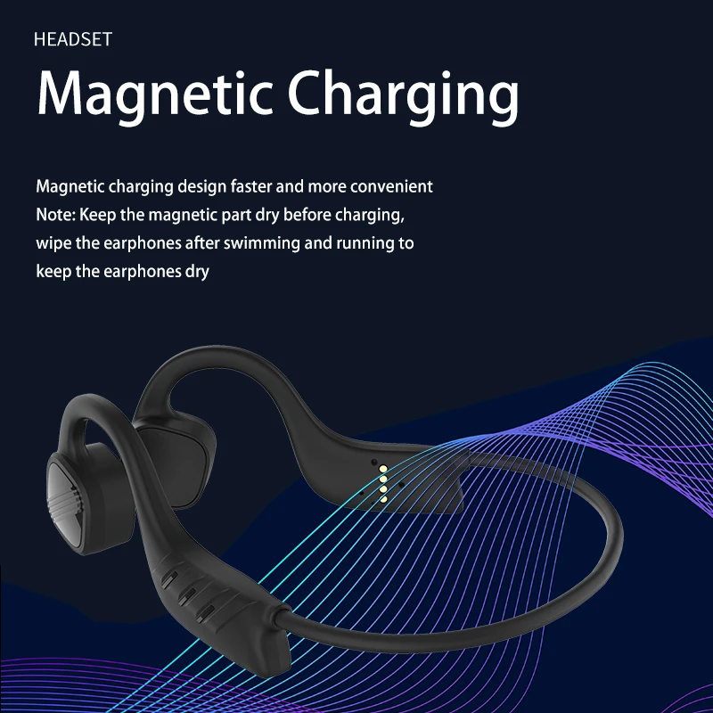 Fone de Ouvido Bluetooth sem Fio Ipx8 à Prova Aikswe Condução Óssea Natação Dwaterproof Água Mp3 Player Música Mergulho Esporte 8gb - Image 4