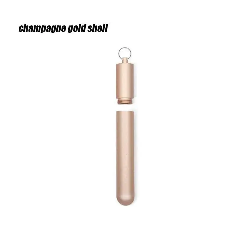champagne gold HobbyLane соломинки из нержавеющей стали портативные соломинки прочный и многоразовый материал кухонные и барные принадлежности - Цвет: champagne gold