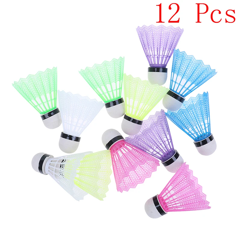 Badminton-Balls Shuttle Cock Training 12pcs Sport for Exercise Colorful