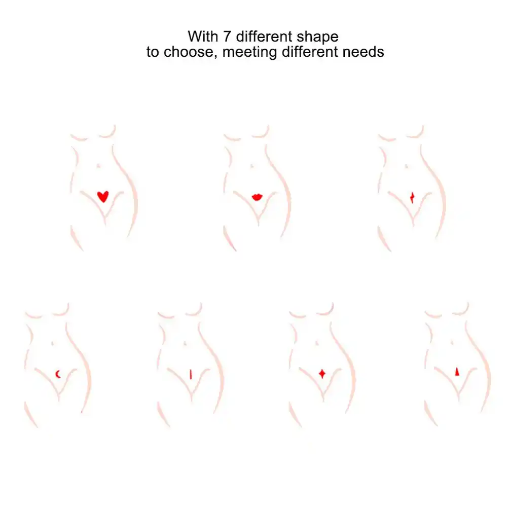 Women Bikini Dedicated Privates Shaving Stencil Sexy Female Pubic