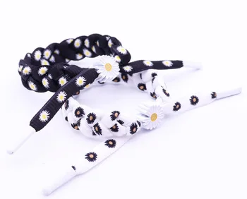 

GD PEACEMINUSONE INS Daisy Flower Fabric Bangles Bracelet