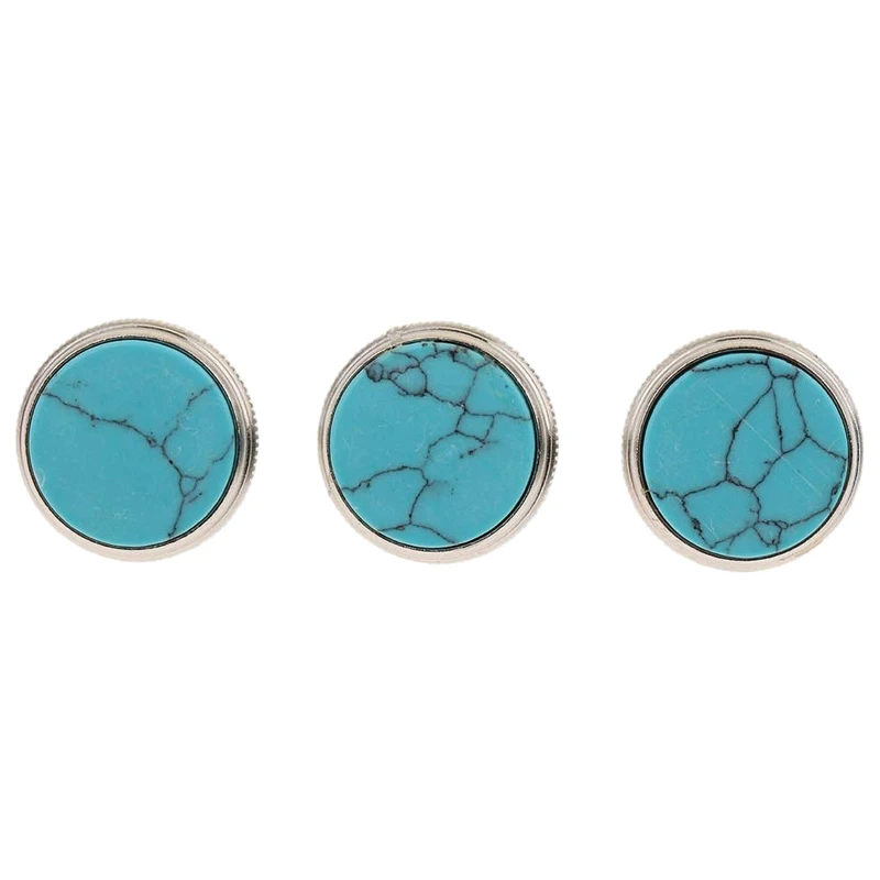 

3 Pcs Trumpet Finger Buttons Valve Finger Trumpet Cap Screw Cover for Musical Bass Instrument Trumpet Repairing Accessories