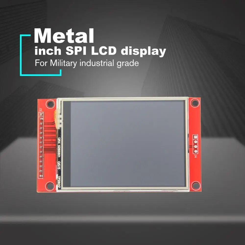 

2.8inch TFT SPI Serial LCD Resolution 320*240 2.8inch LCD Display Module with Touch SD Card Slot 3.3V-5V Driver IC ILI9341