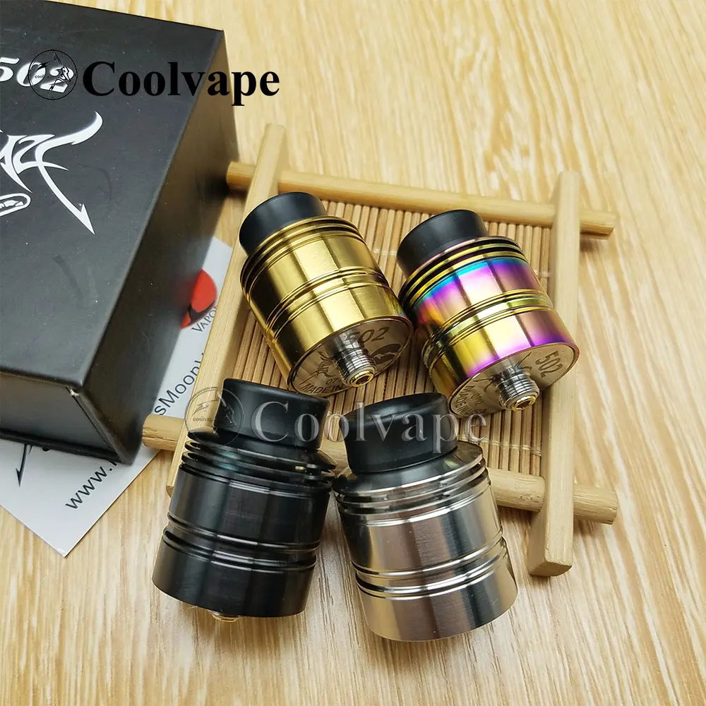 coolvape The 502 Styled RDA Rebuildable Dripping Atomizer 25mm diameter with bf pin stainless steel VS Goon rda | Электроника