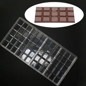

Chocolate Mold Candy Sugar Craft Handmade Tool Clear Hard Plastic PC Mould Baking Houseware For Kitchen PXPC