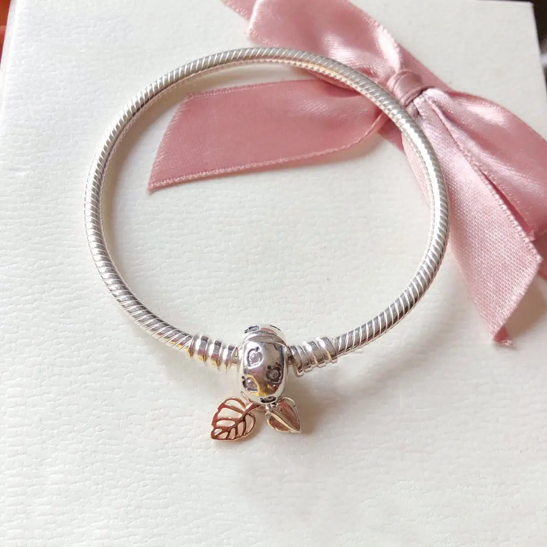 TOP SALE Pulseira Bracelet Femme 925 Sterling Silver Heart Snake Chain Bracelet For Women Fit Original Charm Beads Jewelry Gift - Image 5