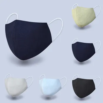 

Respirator mask PM2.5 Outdoor Washable Reuse Face Cotton Linen Protection Printing Mouth Mask tapabocas