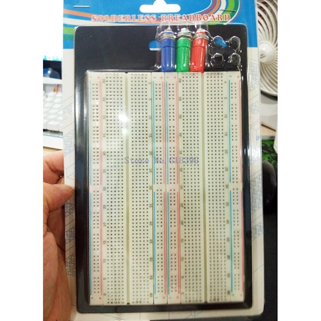 

A2-- LauraDeal Big saving Solderless Breadboard Protoboard 4 Bus Test Circuit Board Tie-point 1660 ZY-204 Newly!!