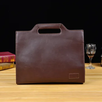 

Portable PU Men's Bag Business Briefcase Handbags