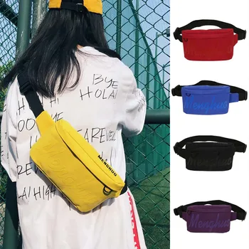 

2019 New Pockets Casual Shoulder Bag Fashion Messenger Bag Unisex Handbag fanny pack сумка на пояс женская waist bag #30