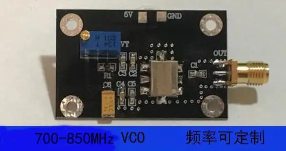 

VCO Voltage Controlled Oscillator Module 700-850MHz Point Frequency Source GSM