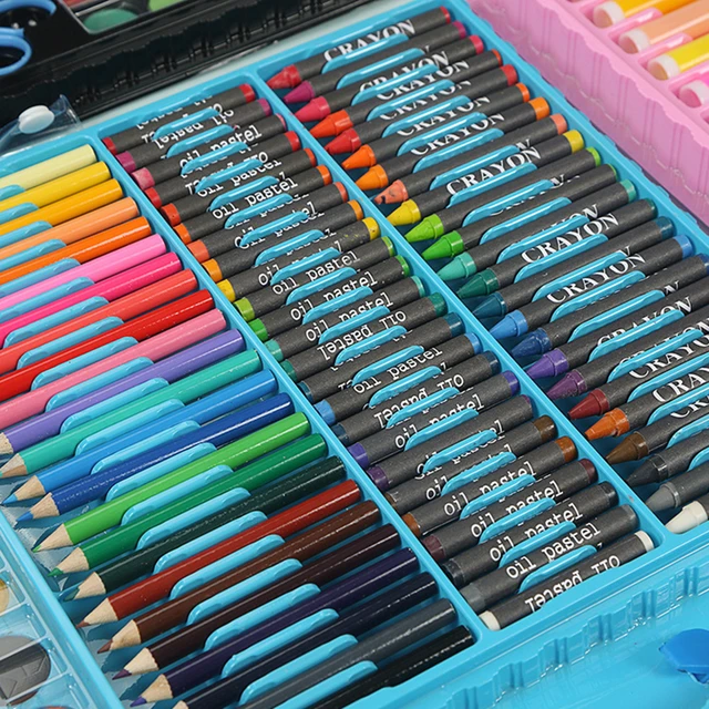 150Pcs Art Set Portable Drawing Painting Art Supplies Gifts Kids