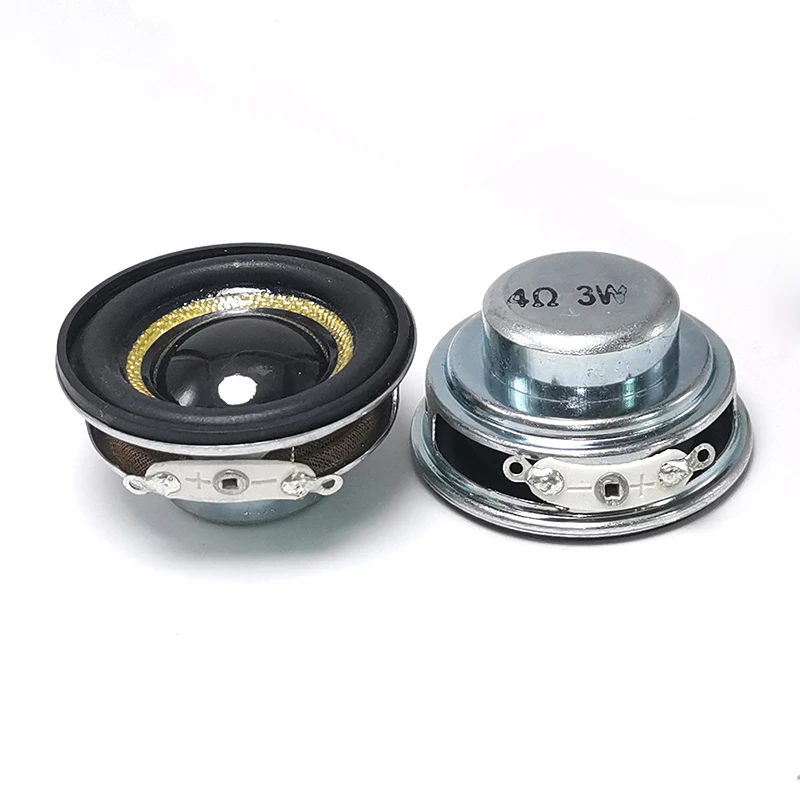 2pcs 40mm Waterproof Full Range Speaker 1.5 Inch 3W 4 Ohm 8ohm Audio Portable Speakers for DIY Waterproof Bluetooth Speaker