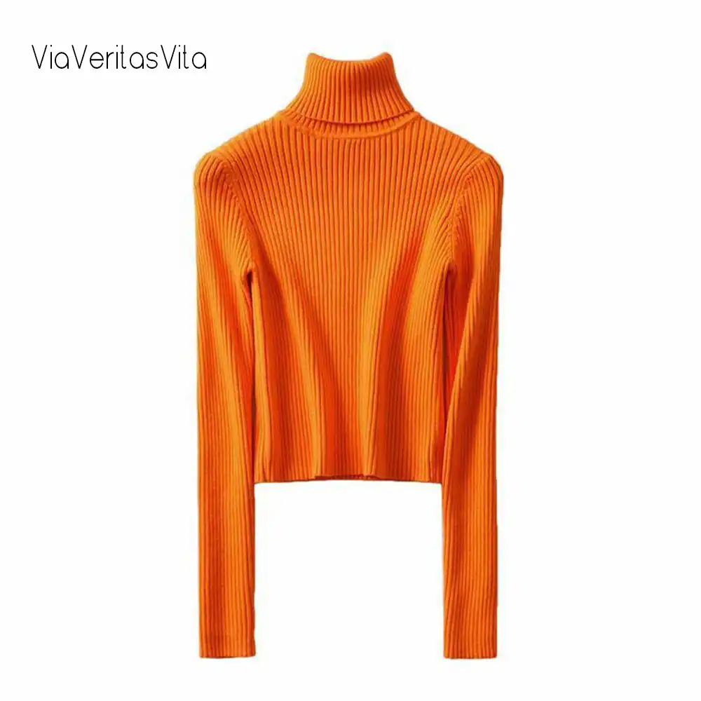 neon orange turtleneck mens