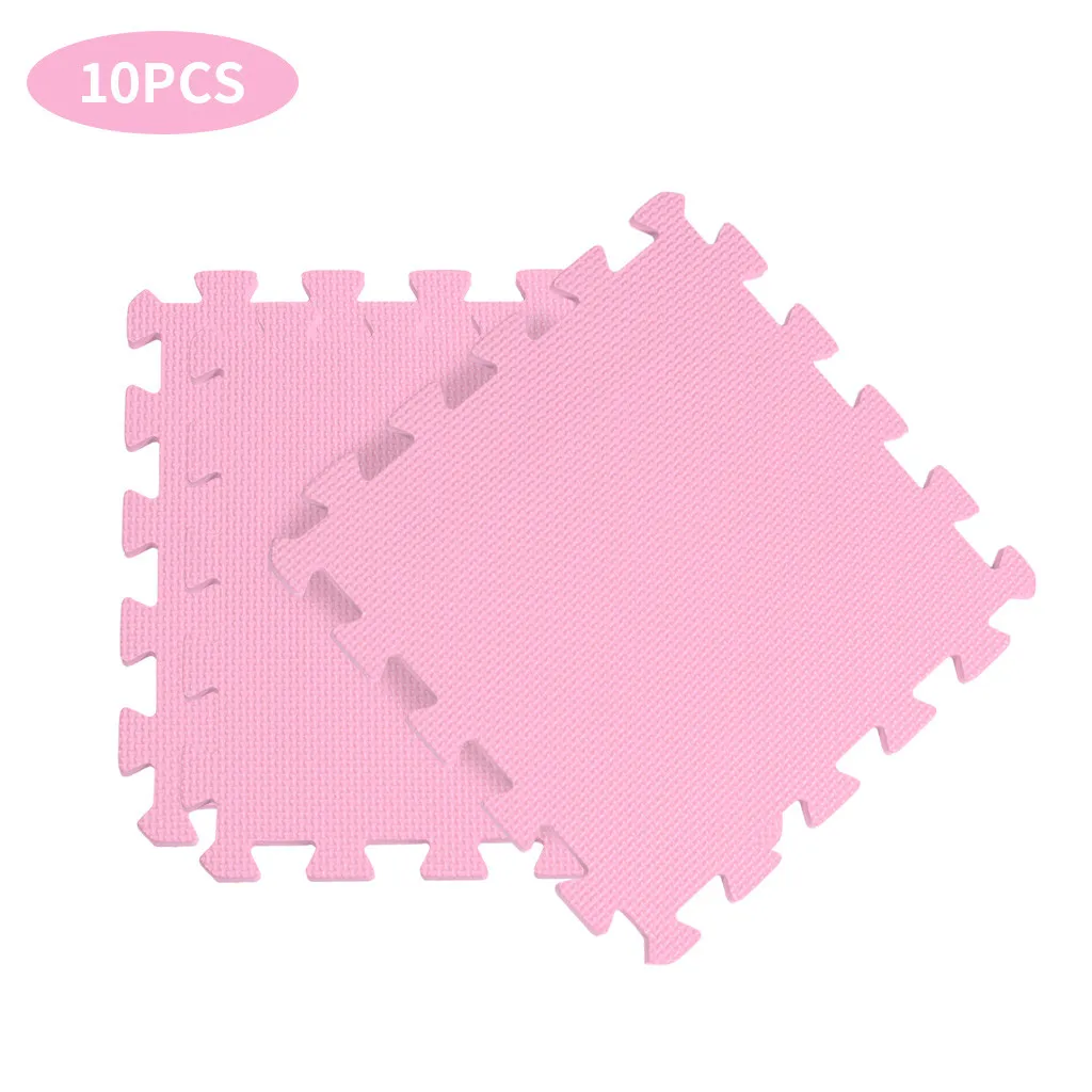Shop Generic 10pc Soft Foam Eva Locking Floor Tiles Play Mat Kids En RD