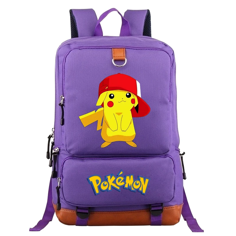 Аниме Покемон го рюкзак Пикачу Покемон для женщин Компьютерные рюкзаки школьные сумки для подростков девочек мальчиков Kawaii Sac Dos
