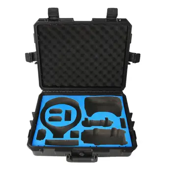 

Travel Security Transport RC Drone Hardshell Suitcase For DJI VR Flight Glasses + Mavic Pro Or Spark Storage Box Waterproof Case