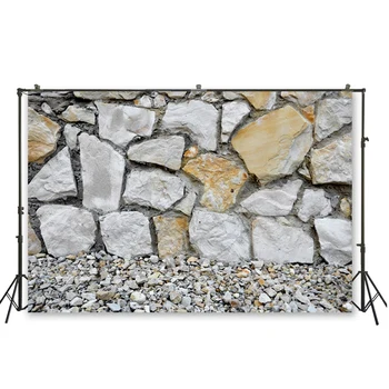 

HUAYI abstract stains rock gray stone photo Background Personal Artistic Portrait Shoot Backdrop Gravel floor decorationsD-5965
