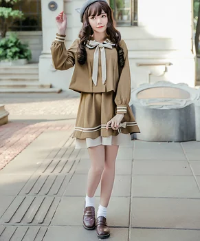 

2020 new loli lolita skirt student uniform skirt school uniform navy fengshui sailor suit lolita dress lolita suit