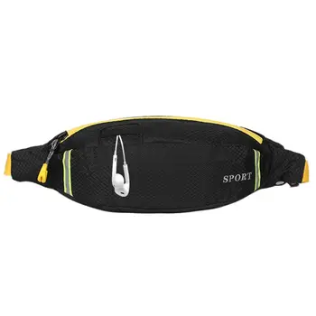 

Unisex Waist Bags Travel Fanny Pack Belt Bag Reflective Strip Sports Phone Pouch Pocket L9BE