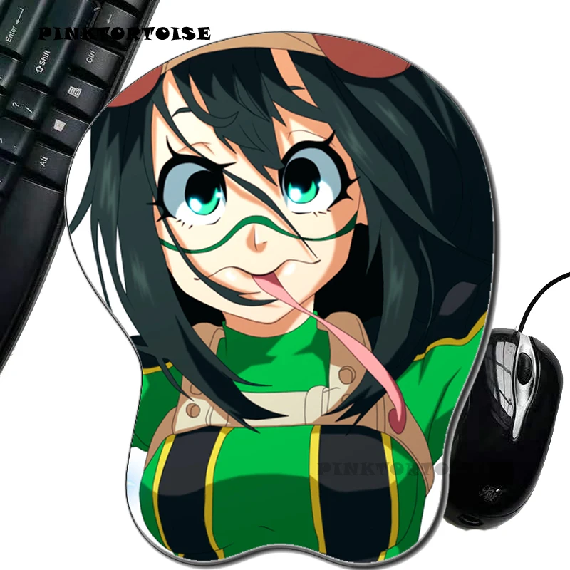 pinktortoise-my-hero-academia-anime-asui-tsuyu-silicon-3d-chest-mouse-pad-ergonomic-mouse-pad-asui-tsuyu-gaming-mouse-pad