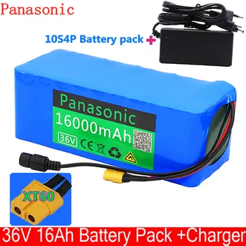 

Panasonic36V 16Aｈ electric bicycle battery built-in 20A BMS lithium battery pack 36 volt 2A charging Ebike battery + charger