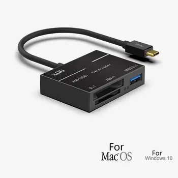 

1 Pc Type-C to XQD/SD High Speed Card Reader USB3.0 Camera Computer Kit Adapter
