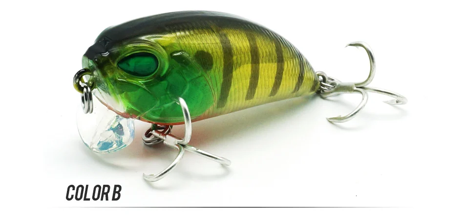 Thritop Crankbait рыболовные приманки-Воблеры искусственные жесткие приманки 3D глаза TP067 5 см 7 г 5 различных цветов