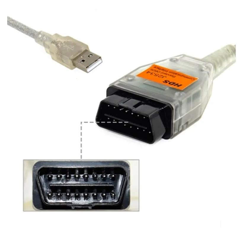 Интерфейс связи HDS J2534 V2.018.013 для HONDA Standard Obd2 USB поддержка 1996 автомобилей и новее со