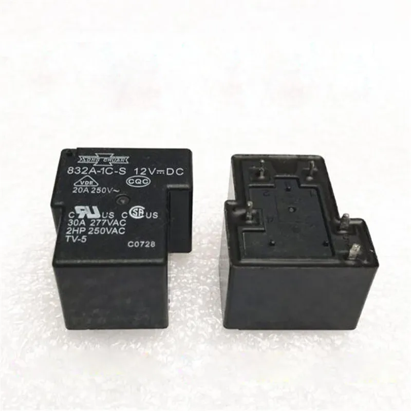 

12V relay 832A-1C-S 832A1CS 832A 1C S 12VDC 5PIN