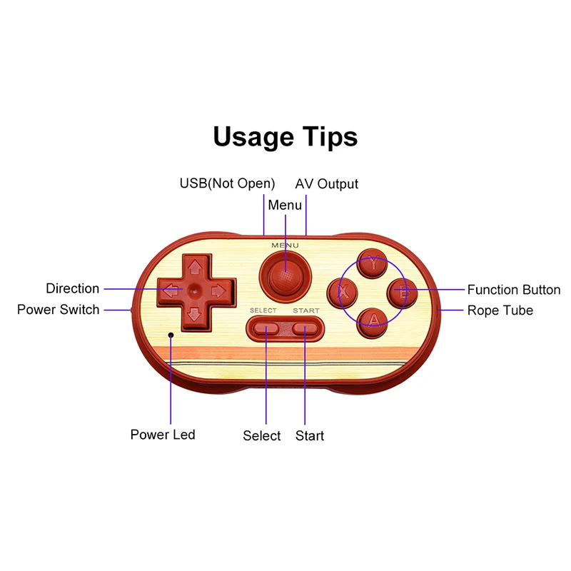 Game Console Mipad 8 Bits Handheld MINI Game Console TV Handheld Video Game Console Easy Operation