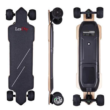 

LESDIY High-End 4-Wheel Electric Skateboard With Four Speed Adjustable Endurance 30km Balance Electric Scooter Diy Sports Toys