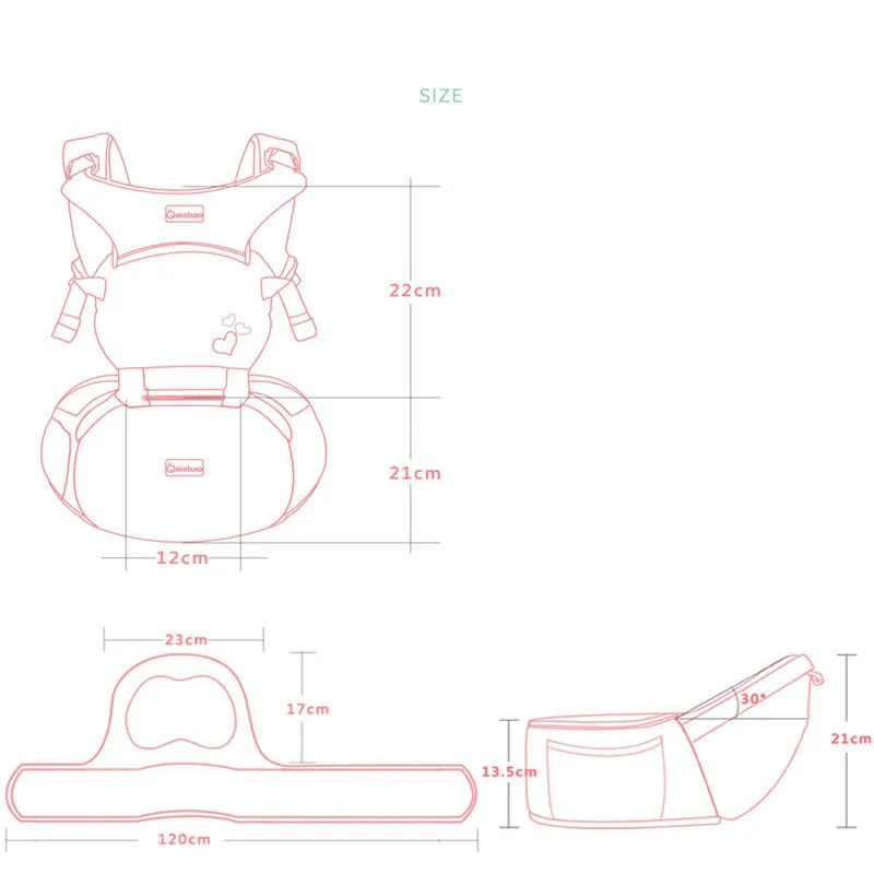 Слинг для ребенка, стул для объятий спереди, пояс для переноски, переноска для переноски, эргономичный кенгуру, сиденье для бедер, универсальное, для четырех сезонов