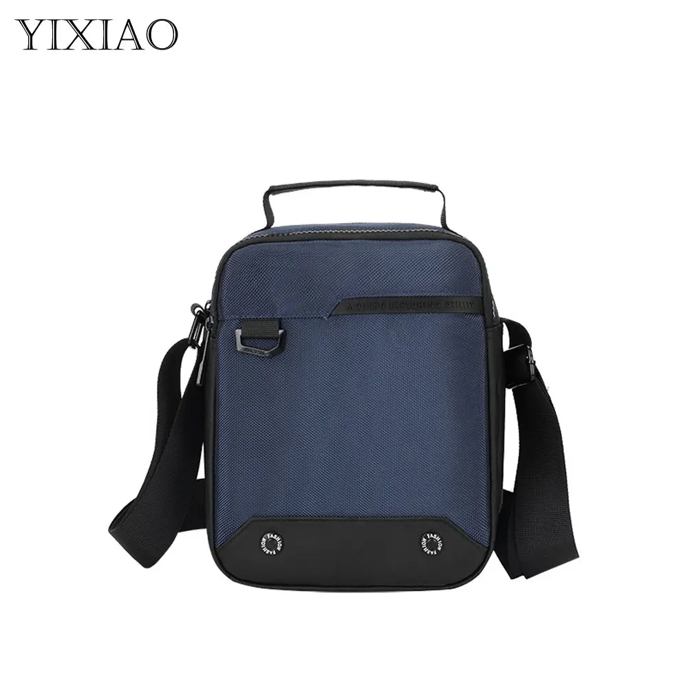 

YIXIAO Men's Business Shoulder Bags Husband Outdoor Travel Casual Handbag For Male New Fashion Trend Satchel Purse Crossbody Bag